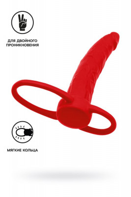 Насадка на пенис для двойного проникновения TOYFA Double Penetration Cock Ring арт. 901414-9