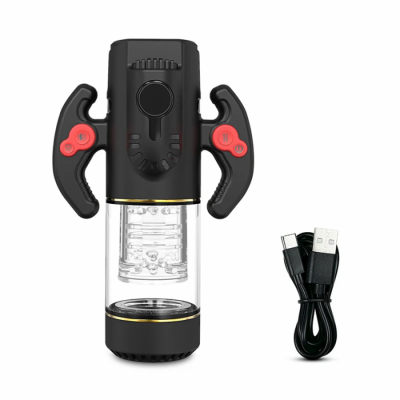 Автоматический мастурбатор с ротацией, всасыванием и звуковым сопровождением арт. FJB88-BK-BOX