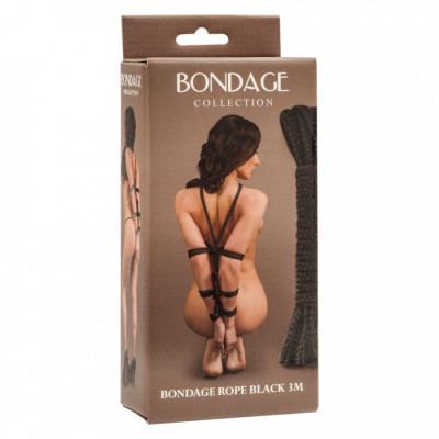 Веревка «Bondage Collection Black» арт. 1041-01