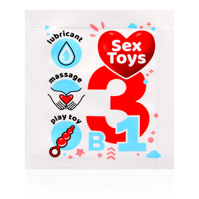 Гель-любрикант SexToys одноразовая упаковка 4 г арт. LB-55145t