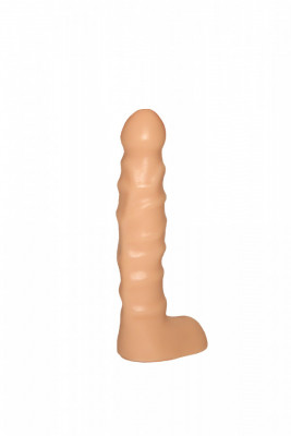 Анальный стимулятор ребристый с мошонкой Джага-Джага арт. 4000-22 CD DD