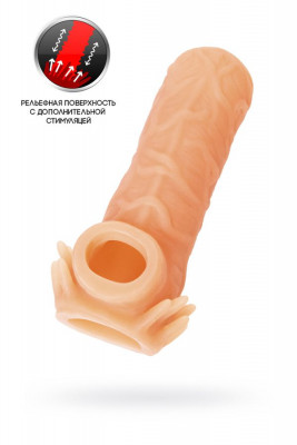 Насадка с усиками, с подхватом мошонки и открытой головкой KOKOS арт. NS 005-L