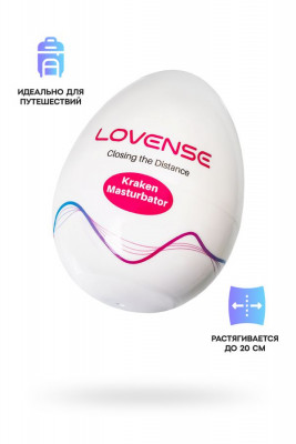Нереалистичный мастурбатор-яйцо LOVENSE Kraken арт. LE-39