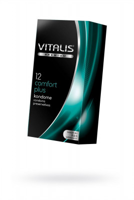 Презервативы анатомичные Vitalis premium comfort plus, 12 шт арт. 260