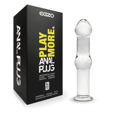 Анальный плаг из стекла EGZO , L 146 мм, D 33 мм, вес 185 г арт. EAP-D