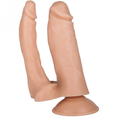 Двойной фаллоимитатор на присоске Джага-Джага арт. 101-08 BX DD