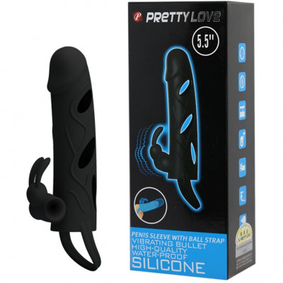 Насадка на член с вибрацией Pretty Love арт. BI-026216