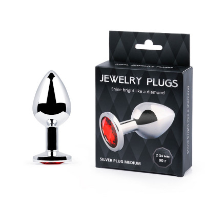 Анальная втулка Silver Plug Medium арт. SM-16
