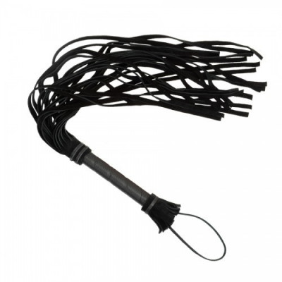 Плеть из натуральной велюровой кожи арт. 3010-1 BK