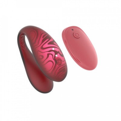 Парный вибромассажер TWIN+, Red с пультом дистан. управ. и управ. через приложение арт.AM-001R