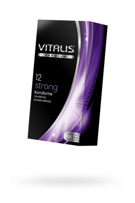 Презервативы Vitalis, premium, ультрапрочные, 18 см, 5,3 см, 12 шт. арт. 265