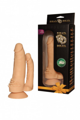 Двойной фаллоимитатор на присоске Джага-Джага арт. 101-11 BX DD