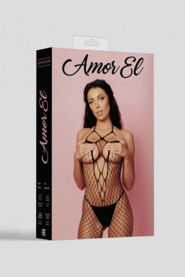 Боди-сетка, S/L арт. AME019BLK