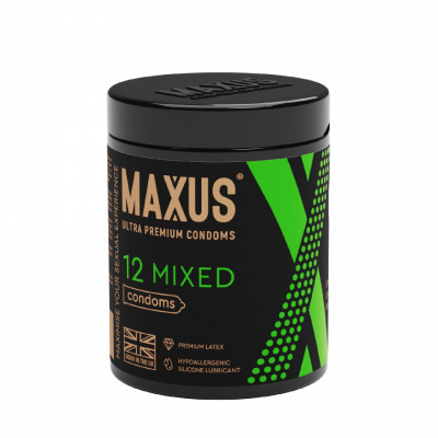 Микс-набор презервативов MAXUS MIXED X-EDITION в кейсе, 12 шт арт. 0901-056