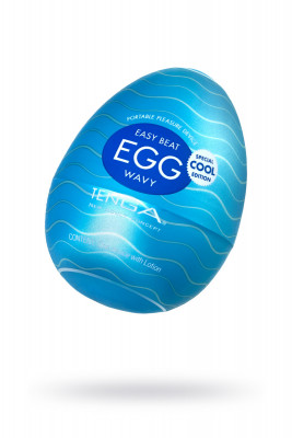 Нереалистичный мастурбатор TENGA Egg Cool, TPE, Синий, 7 см, арт. EGG-001C