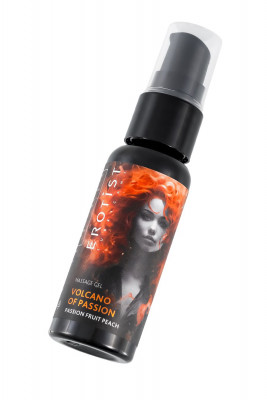 Гель с эффектом вибрации Erotist Volcano of Passion, персик-маракуйя арт. 541824