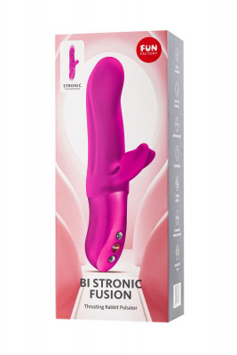 Пульсатор кролик Fun Factory BI STRONIC FUSION, силикон, пурпурный, 22 см арт.FF000949MG01