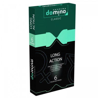 Презервативы DOMINO CLASSIC LONG ACTION 6 шт арт. 08688