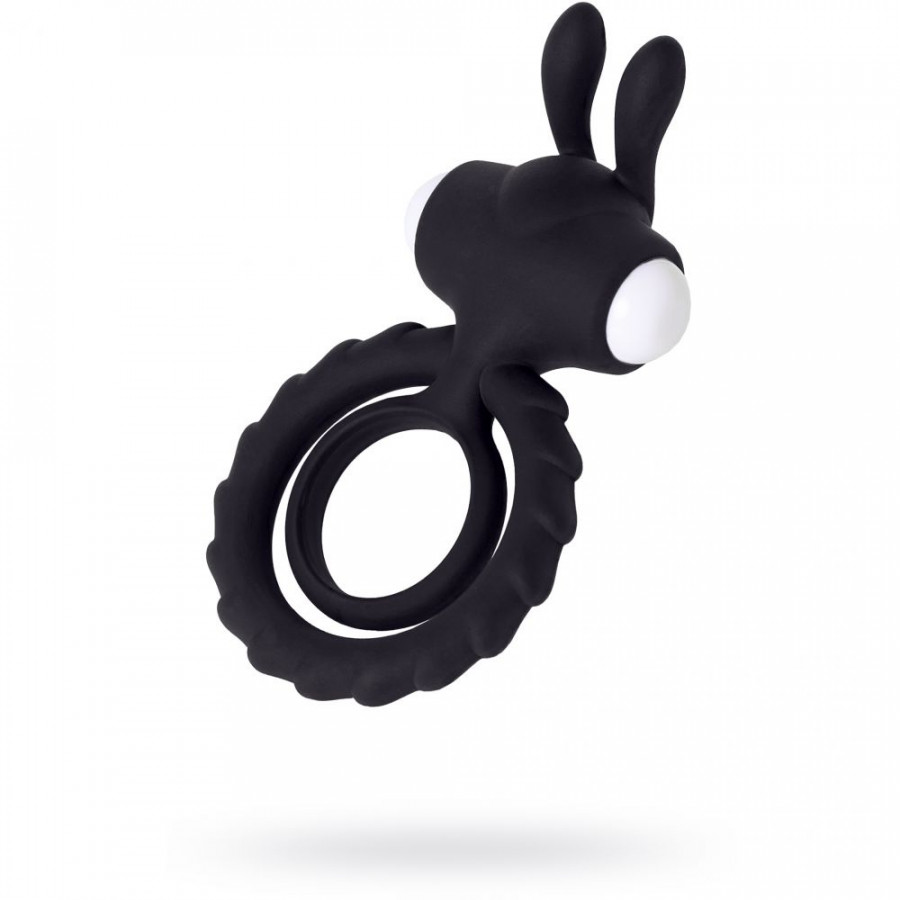 Эрекционное кольцо на пенис JOS BAD BUNNY, силикон, черный, 9 см арт. 782018