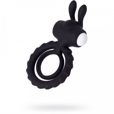 Эрекционное кольцо на пенис JOS BAD BUNNY, силикон, черный, 9 см арт. 782018