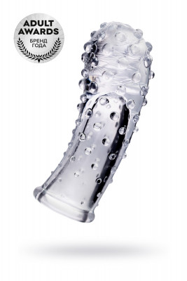 Рельефная прозрачная насадка на палец A-toys Gexa арт. 768026