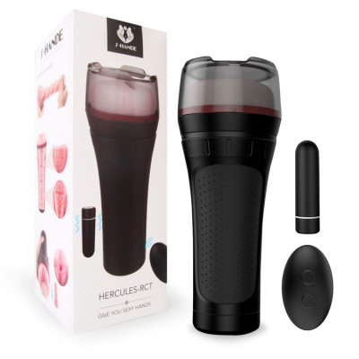 Мастурбатор с вибрацией и пультом ДУ S-hande Hercules-Rct арт. SHD-S167-2 RCT