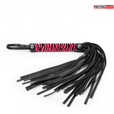 Плеть многохвостная с ручкой Зебра арт. NTB-80521