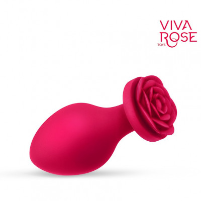 Втулка анальная с розой Viva Rose Toys арт. RT-34017