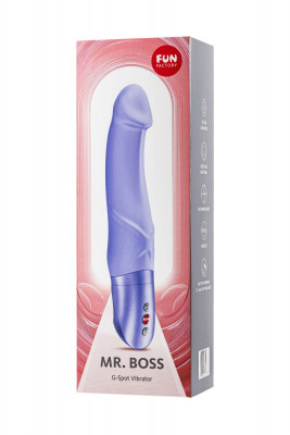 Вибратор для точки G Fun Factory MR. BOSS, силикон, сиреневый, 20,2 см арт.FF000958PL01