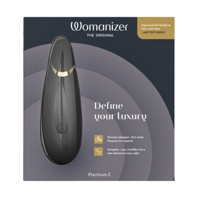Бесконтактный клиторальный стимулятор Womanizer Premium 2 черный арт. WZ212SG9