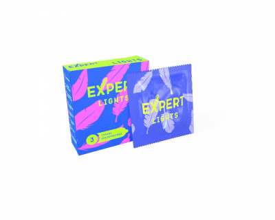 Презервативы ультратонкие Expert Lights NEW, 3 шт