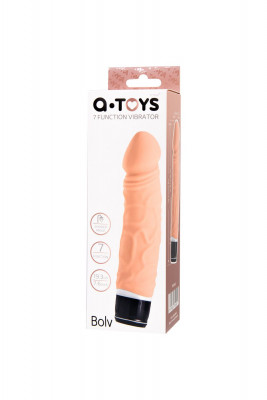 Реалистичный вибратор A-Toys by TOYFA Bolv, силикон, телесный, 19,3 см арт. 761040
