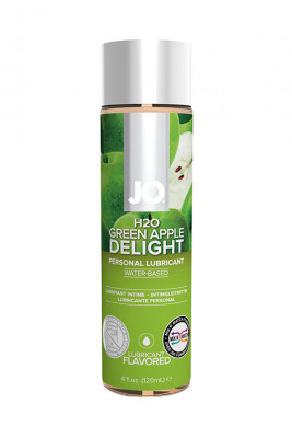 Вкусовой персональный гель "Зеленое яблоко" / JO Flavored Green Apple H2O 4oz - 120 мл. JO40385