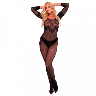 Кетсьюит (боди-комбинезон) Gracia S/L арт. AME006BLK