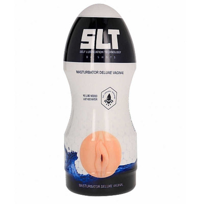 Мастурбатор-вагина с эффектом смазки Shots Media Deluxe Vagina Flesh арт. SLT005FLE