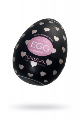 Нереалистичный мастурбатор TENGA Egg Lovers, TPE, черный, 6,1 см арт. EGG-001L