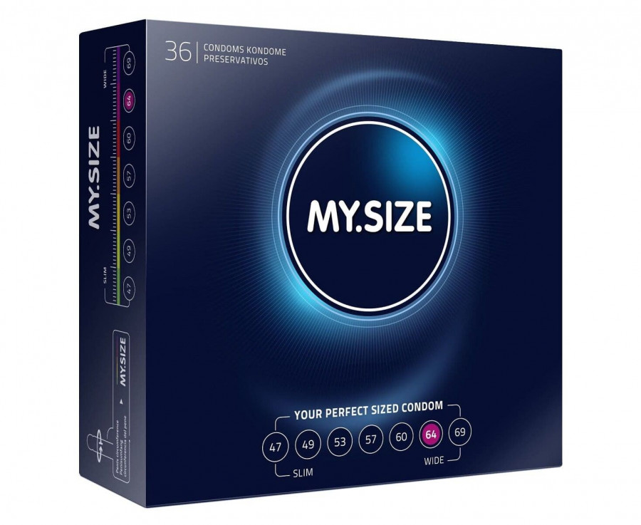 Презервативы "MY.SIZE Pro" №36 размер 64 (ширина 64mm) (64 мм) арт. 0654064