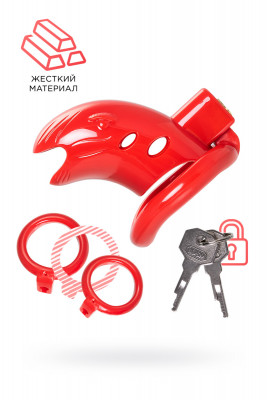 Мужской пояс верности Black&Red by TOYFA арт. 901411-9