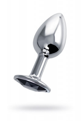 Анальная втулка с черным кристаллом Штучки-Дрючки арт. 690106