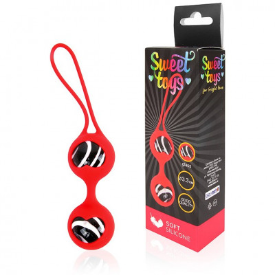 Вагинальные шарики из силикона с петлей Sweet Toys арт. ST-40134-3