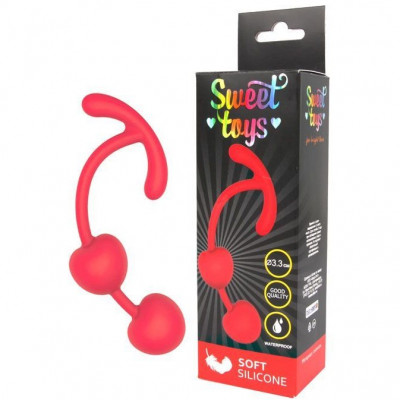 Шарики вагинальные с удобной ручкой у основания Sweet Toys арт. ST-40135-3