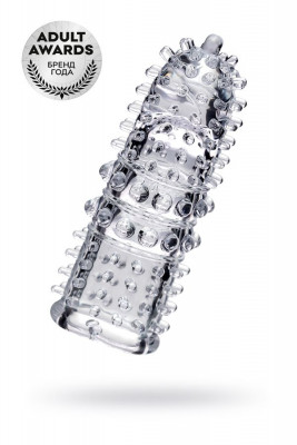 Прозрачная рельефная насадка на палец A-Toys Arbo арт. 768029