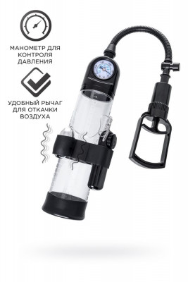 Механическая помпа с манометром и с поршневым насосом Sexus Men Training Aksel арт. 709017