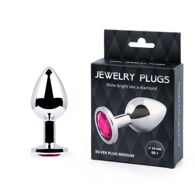 Анальная втулка Silver Plug Medium арт. SM-14