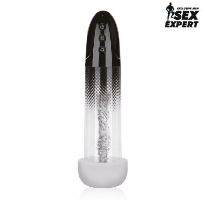 Рельефная автоматическая вакуумная помпа Sex Expert арт. SEM-55156