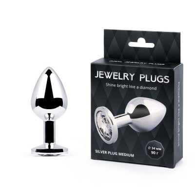 Анальная втулка Silver Plug Medium арт. SM-01