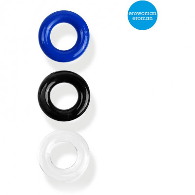 Кольцо эрекционное 3 шт арт. EE-10194