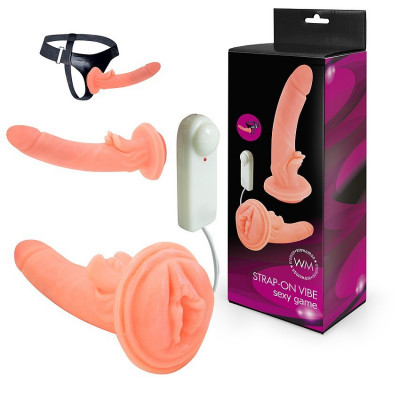 Фаллопротез с вибрацией на трусиках арт. EE-10168