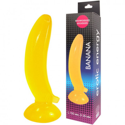 Фаллоимитатор-банан на присоске арт. EE-10021