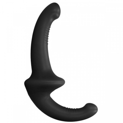Безремневой страпон Ouch Silicone Strapless Strapon арт. OU322BLK